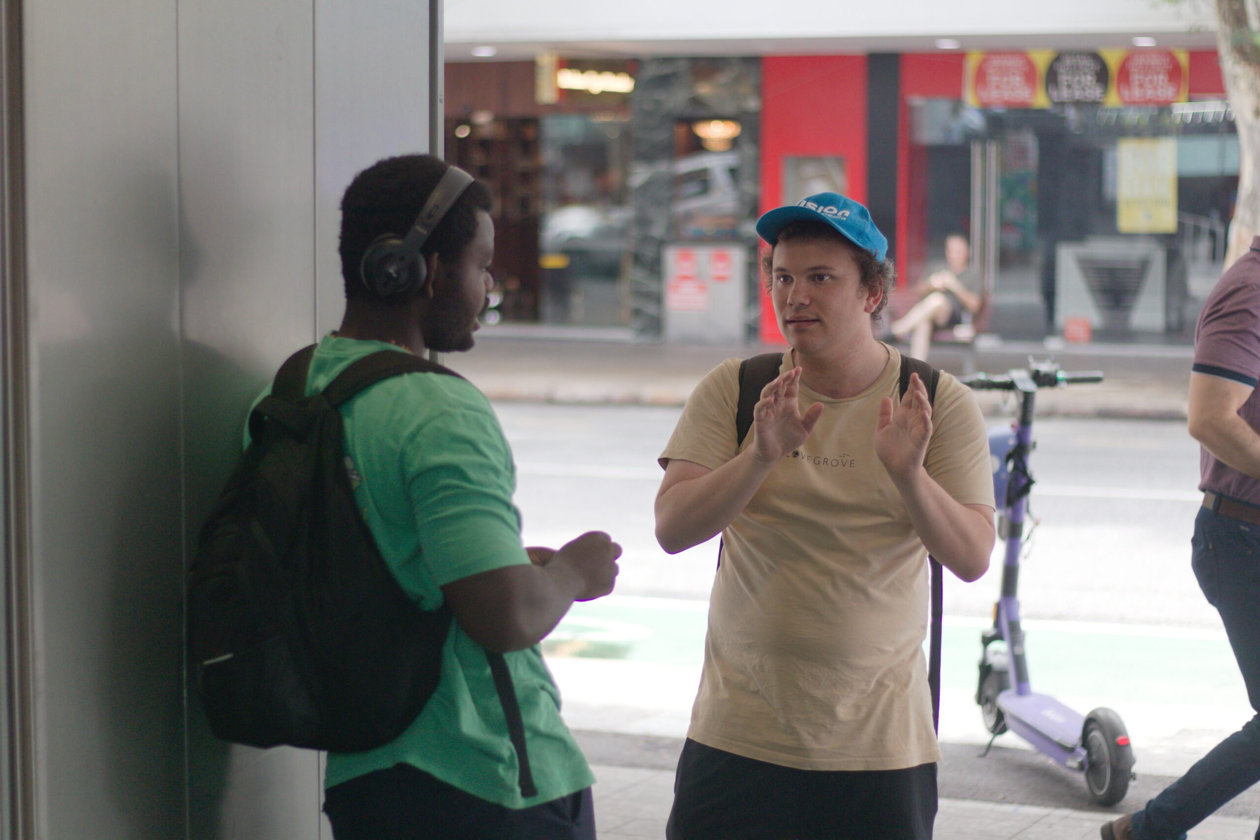 Andrew M sharing the gospel