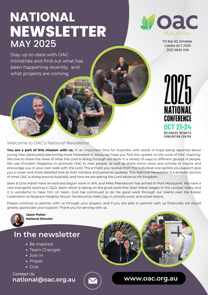 National Newsletter Cover - MAY 2025