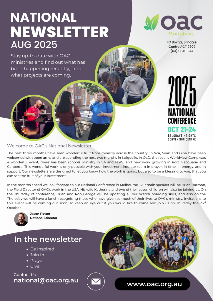 National Newsletter - Aug 2025 (Cover)