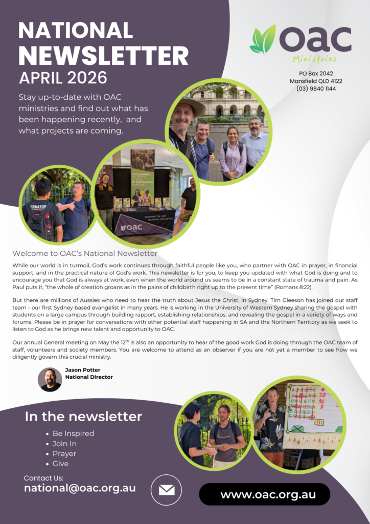 National Newsletter - April 2026